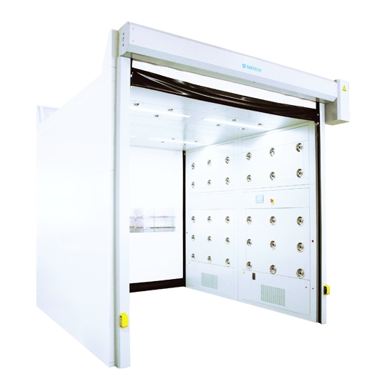 High-Speed Roll-Up Door Air Shower - Cleanroom Equipment